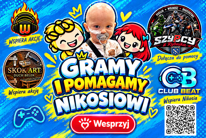 Gramy i pomagamy - wesprzyj zbiorke